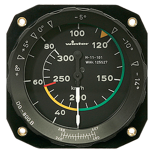 Airspeed indicator 80 mm
