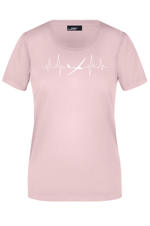 T-Shirt heartbeat ladies