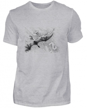 T-Shirt Drache / Segelflieger Herren