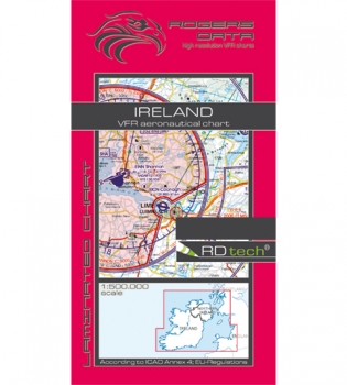 Rogersdata VFR Karte Irland  500k 2024