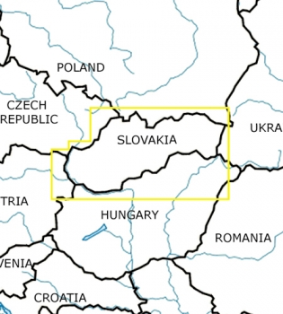 Rogersdata VFR Karte Slowakei  500k 2022