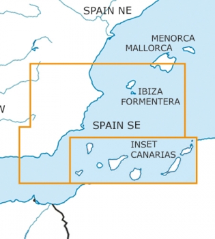 Rogersdata VFR Karte Spain South East 500k 2022
