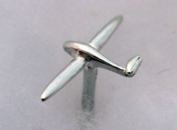 Discus earpin silver