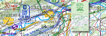 Segelflugkarte Schweiz 2024