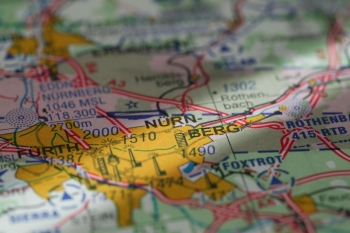 ICAO-Motorflugkarte Nürnberg 2023 Folie