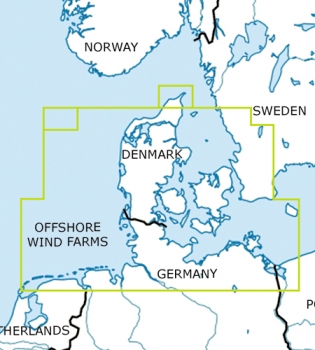 Rogersdata VFR Karte Dänemark  500k 2023