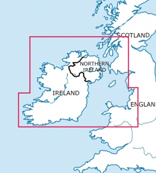 Rogersdata VFR Karte Irland  500k 2023