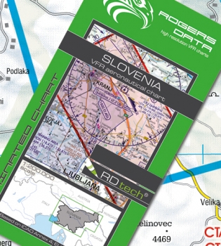Rogersdata VFR Karte Slowenien 200k 2023