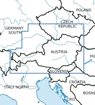 Rogersdata VFR Karte Österreich 500k 2023