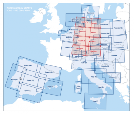 ICAO-Segelflugkarte Hannover 2025 Folie