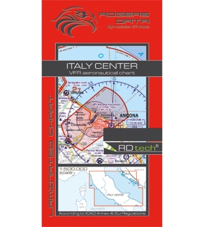 Rogersdata VFR Karte Italien Center 500k 2025