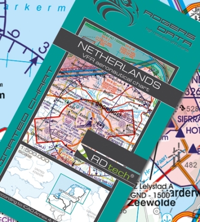 Rogersdata VFR Karte Niederlande 500k 2025