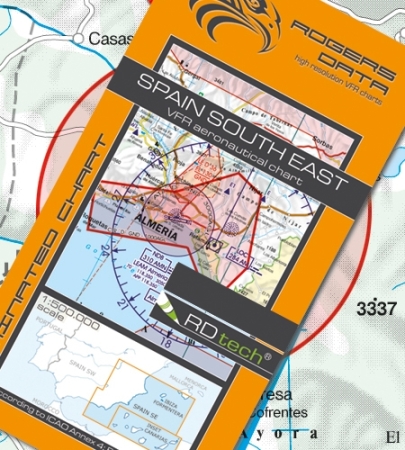 Rogersdata VFR Karte Spanien Süd Ost 500k 2025