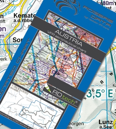 Rogersdata VFR Karte Österreich 500k 2025