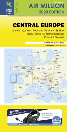 Airmillion Zentral Europa (Deutschland) 1:1.000.000 2025