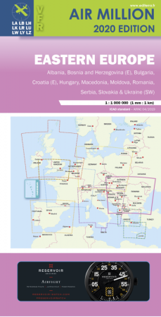 Airmillion Osteuropa 1:1.000.000 2025