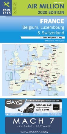 Airmillion Frankreich 1:1.000.000 2025