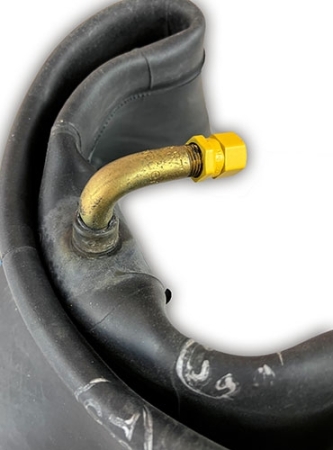 Luftfahrtschlauch 5.00-5, Wvtl. 90° TR87 28mm lang (kurzes Ventil)
