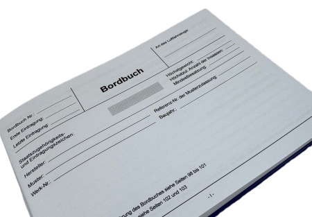 Bordbuch für Motorflugzeuge, Motorsegler und UL