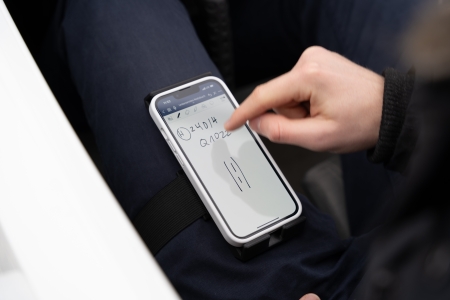 Kniebrett Smartphone
