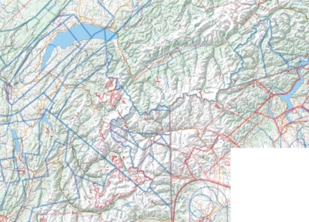 Segelflugkarte franz. Nordalpen 2026