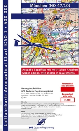 ICAO-Segelflugkarte München 2026 Folien Version