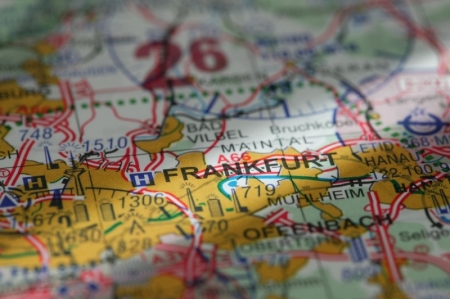 ICAO-Motorflugkarte Frankfurt 2026 Folie