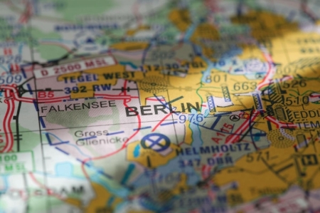 ICAO-Karte Berlin 2026 mit Nachttiefflugstrecken