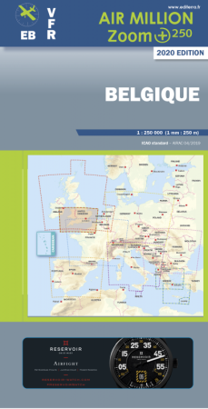 Airmillion Zoom Belgien 1:250.000 2026