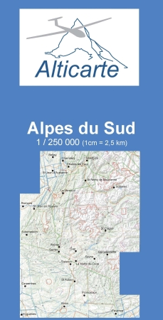 Segelflugkarte Südfrankreich 2026