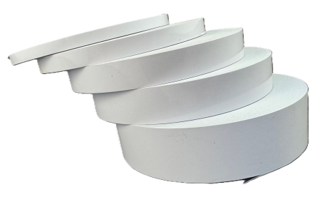 PVC Klebeband 25mm, SUPERweiß, dünn, Rollenware