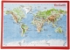 Welt Relief-Postkarte