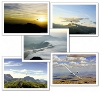 Postkartenset 1, Fotokalender Segelfliegen