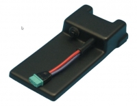 Polabdeckung für Akku inkl. Stecker/Kabel mittig