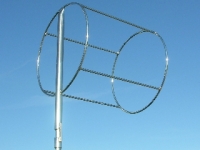 Windsock Steel basket 40cm galvanized