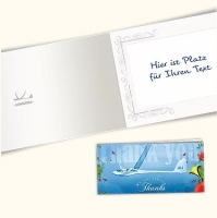 Greeting card Gliding Thank you