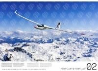 Gliding calendar: Beauties of the Sky 2025 | by Tobi Barth, DIN A2+