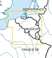 Rogersdata VFR Karte Belgien Luxemburg  500k 2024