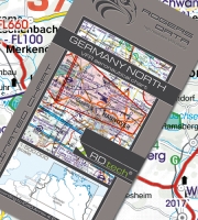 Rogersdata VFR Karte Deutschland Nord 2022