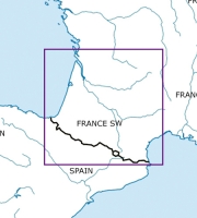 Rogersdata VFR Karte Frankreich Sd West  500k 2024