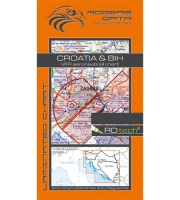 Rogersdata VFR Karte Kroatien & Bosnien Herzegowina -500k 2024
