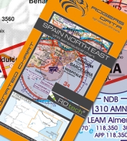 Rogersdata VFR Karte Spanien Nord Ost  500k 2022