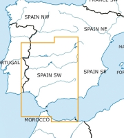 Rogersdata VFR Karte Spain South West 500k 2022