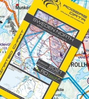 Rogersdata VFR Karte Schweden Nord  500k 2022