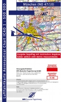 ICAO-Segelflugkarte München 2024 Folie