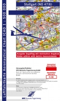 ICAO-Segelflugkarte Stuttgart 2024 Papier