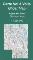 Segelflugkarte franz. Nordalpen 2023