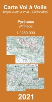 Segelflugkarte Pyrenäen 2021