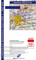 ICAO-Motorflugkarte München 2023 Folie