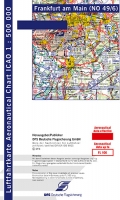 ICAO-Motorflugkarte Frankfurt 2024 Papier